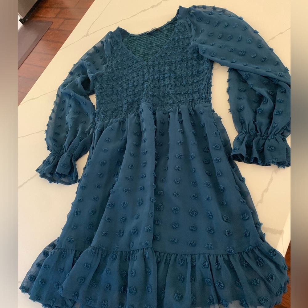 Sapphire blue dress.  BTFBM brand-NWOT. Ladies sz L